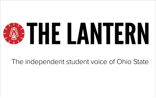 The Lantern logo in white text on a dark blue background with a red lantern symbol.